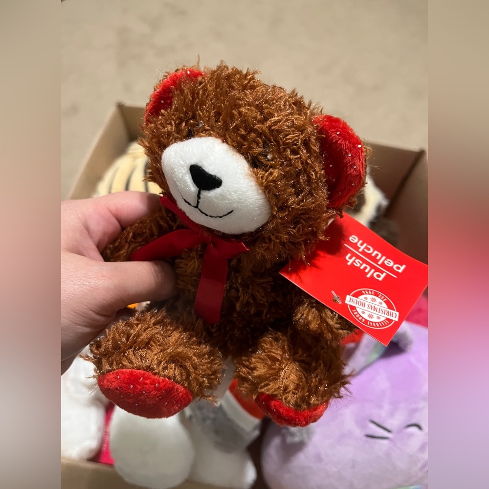 3 small Christmas stuffies